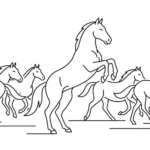 leren van wilde paarden