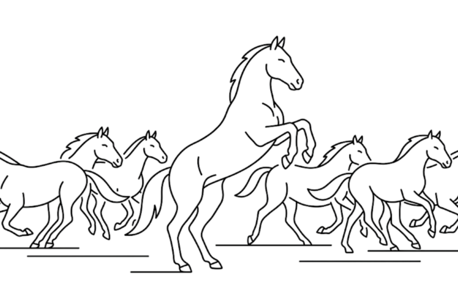 leren van wilde paarden